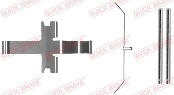 Accessory Kit, disc brake pad (109-1752-1)