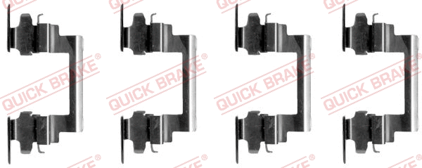 Accessory Kit, disc brake pad (109-1236)