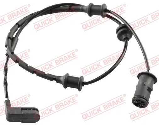 Warning Contact, brake pad wear (WS 0166 B)