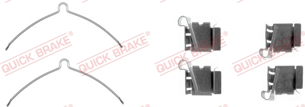 Accessory Kit, disc brake pad (109-1622-1)