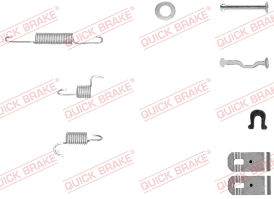 Accessory Kit, parking brake shoes (105-0028-1)