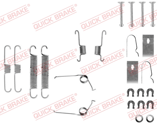 Accessory Kit, brake shoes (105-0693)