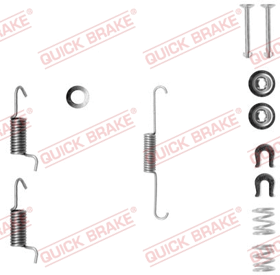Accessory Kit, parking brake shoes (105-0788-1)