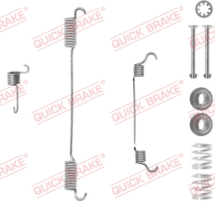 Accessory Kit, brake shoes (105-0740-1L)