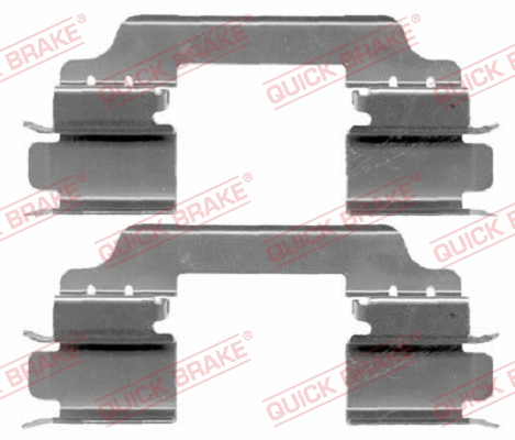 Accessory Kit, disc brake pad (109-1649-1)