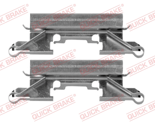 Accessory Kit, disc brake pad (109-0002R-1)