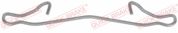 Accessory Kit, disc brake pad (109-1121-1)