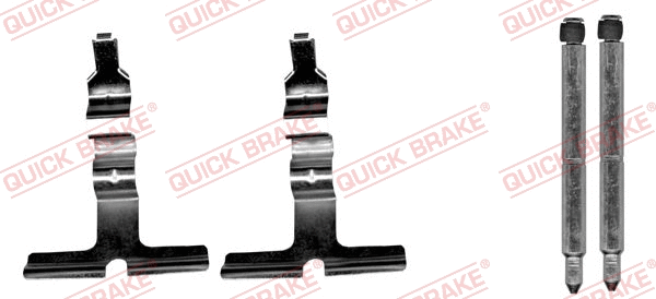 Accessory Kit, disc brake pad (109-1676)