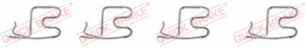 Accessory Kit, disc brake pad (109-1219)