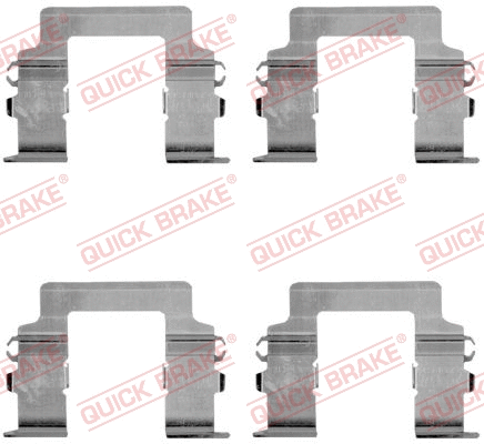 Accessory Kit, disc brake pad (109-1161)