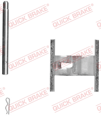 Accessory Kit, disc brake pad (109-1660-1)