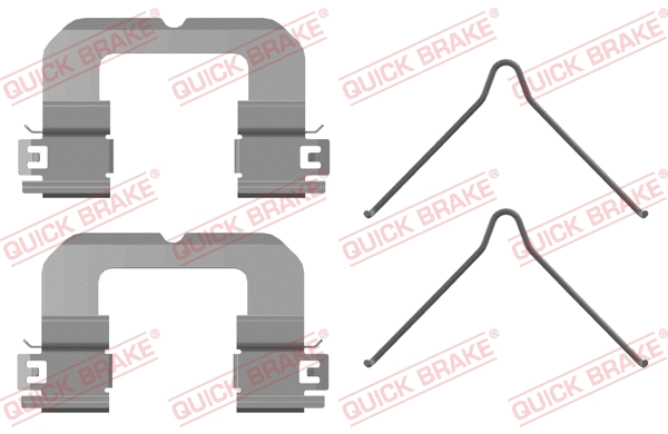 Accessory Kit, disc brake pad (109-0099R-1)