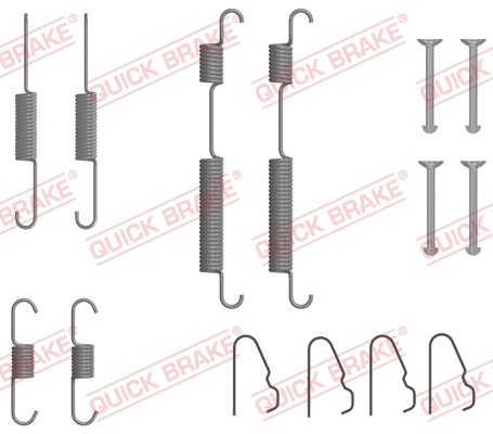 Accessory Kit, brake shoes (105-0054)