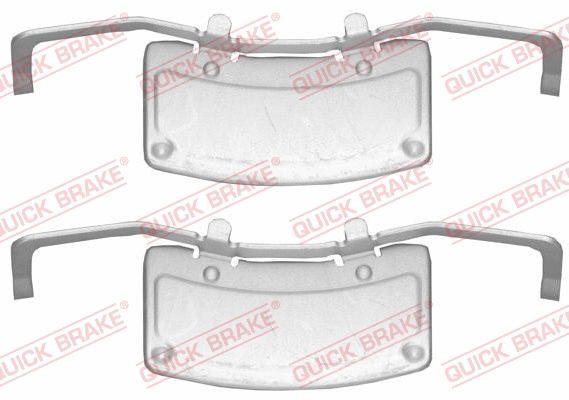 Accessory Kit, disc brake pad (109-1706)