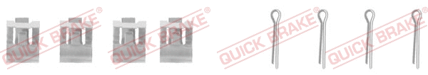 Accessory Kit, disc brake pad (109-0959)