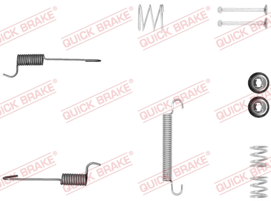 Accessory Kit, parking brake shoes (105-0046-1)