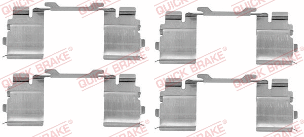 Accessory Kit, disc brake pad (109-1730)