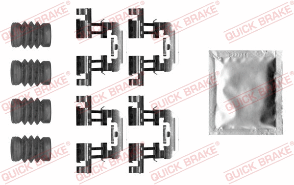 Accessory Kit, disc brake pad (109-0025)