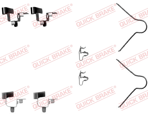 Accessory Kit, disc brake pad (109-1130-1)