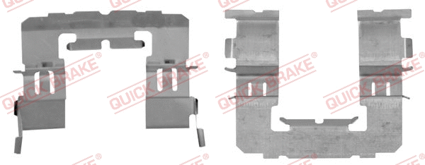 Accessory Kit, disc brake pad (109-1891R-1)