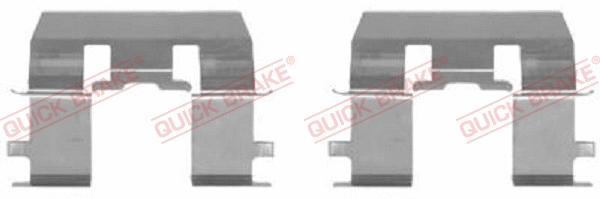 Accessory Kit, disc brake pad (109-1281-1)