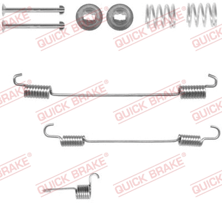 Accessory Kit, brake shoes (105-0750-1R)