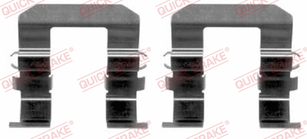 Accessory Kit, disc brake pad (109-1704-1)