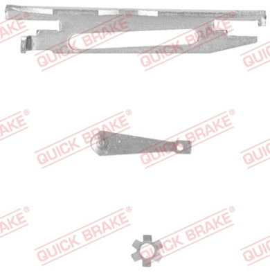 Adjuster Set, drum brake (10553001-1L)