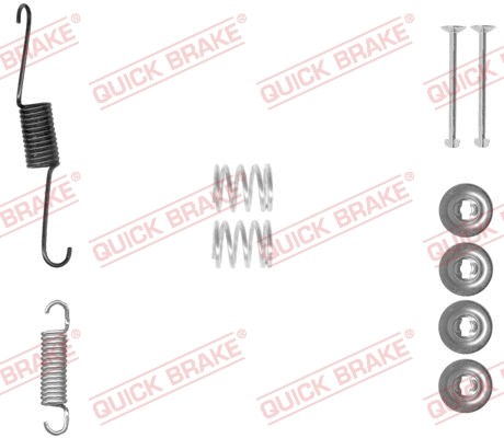 Accessory Kit, brake shoes (105-0031-1)