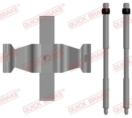 Accessory Kit, disc brake pad (109-0107-1)