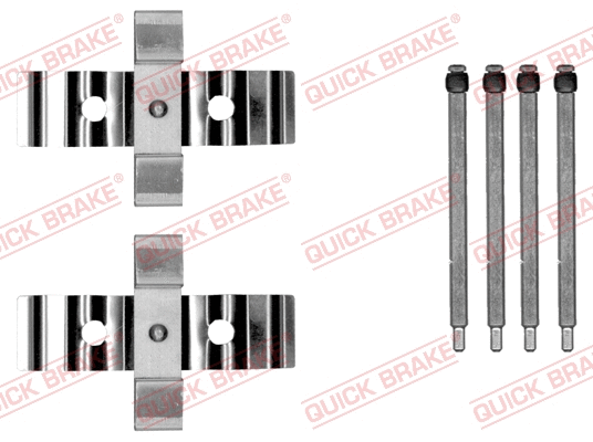Accessory Kit, disc brake pad (109-0054)