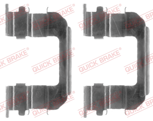 Accessory Kit, disc brake pad (109-1287-1)