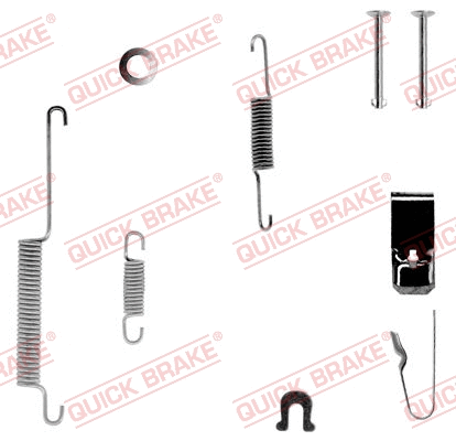 Accessory Kit, brake shoes (105-0654-1R)