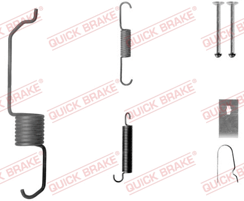 Accessory Kit, brake shoes (105-0798-1)