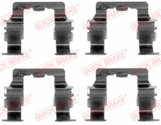 Accessory Kit, disc brake pad (109-1082)