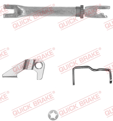 Adjuster Set, drum brake (10253014-1R)