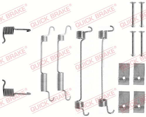 Accessory Kit, brake shoes (105-0735)