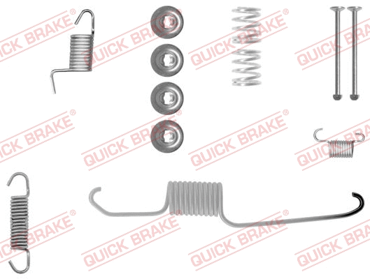Accessory Kit, brake shoes (105-0065-1R)