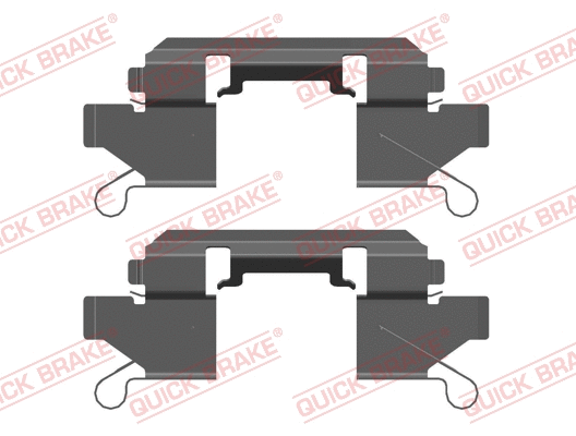 Accessory Kit, disc brake pad (109-0111R-1)