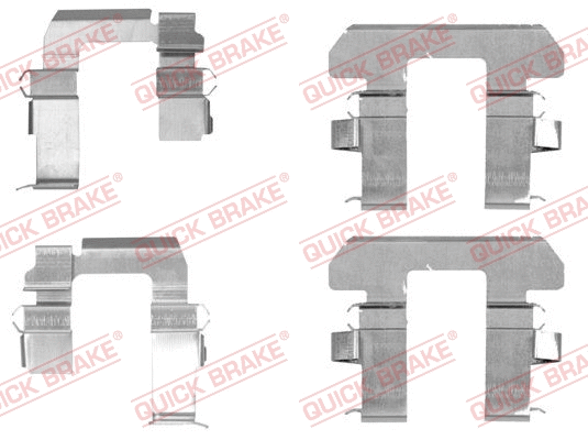 Accessory Kit, disc brake pad (109-1763)