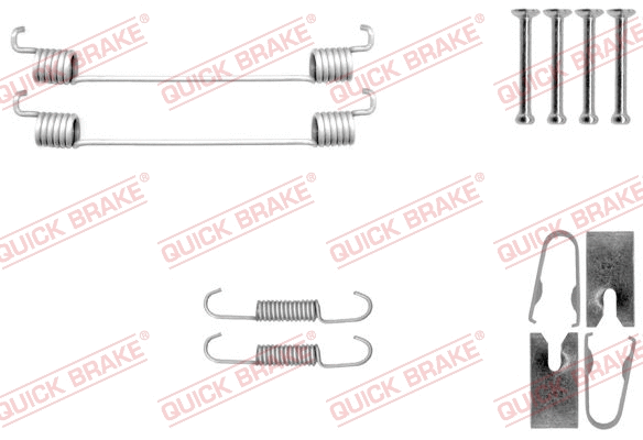 Accessory Kit, brake shoes (105-0040)