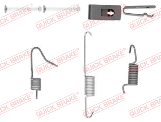 Accessory Kit, parking brake shoes (105-0898-1R)