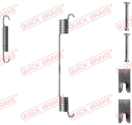 Accessory Kit, brake shoes (105-0814-1)