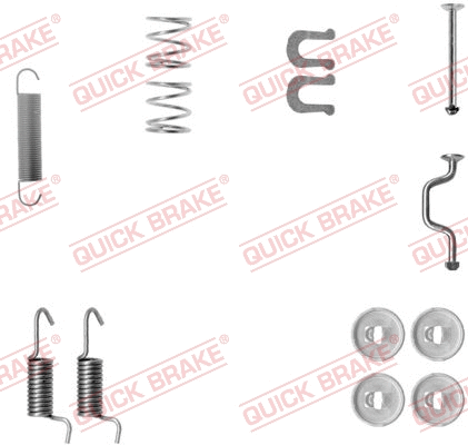 Accessory Kit, parking brake shoes (105-0810-1)
