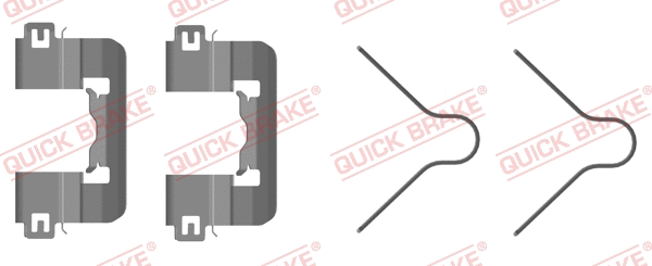 Accessory Kit, disc brake pad (109-0105R-1)