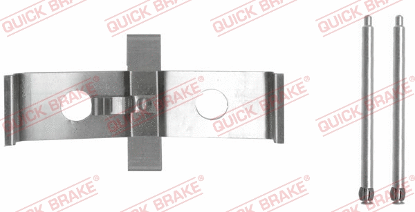 Accessory Kit, disc brake pad (109-1674-1)