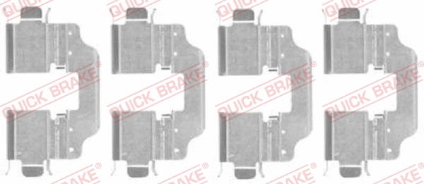 Accessory Kit, disc brake pad (109-1773)