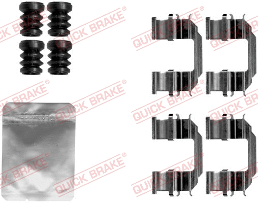 Accessory Kit, disc brake pad (109-1870)