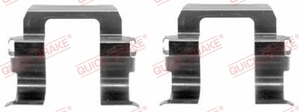 Accessory Kit, disc brake pad (109-1252-1)