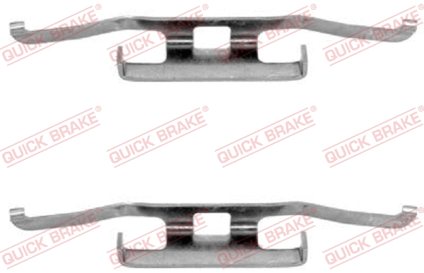 Accessory Kit, disc brake pad (109-1098)